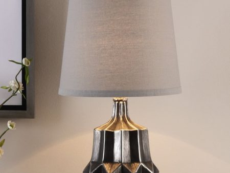 18 H Felice Dark Charcoal Accent Lamp Cheap