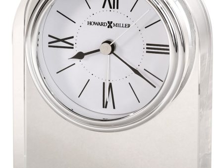 5 H Optica Tabletop Clock Polished Aluminum on Sale