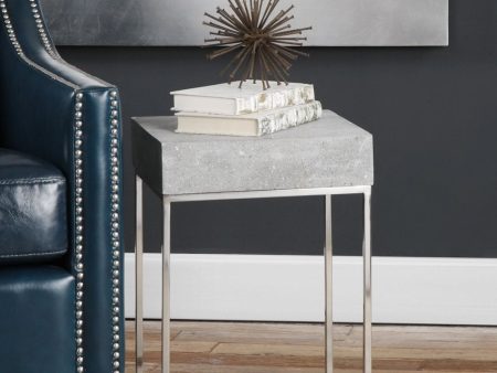 20 H Jude Concrete Accent Table Discount