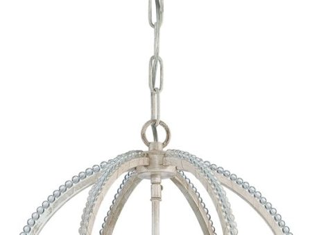 15 W 3-Light Mini Chandelier Antique Linen Online now