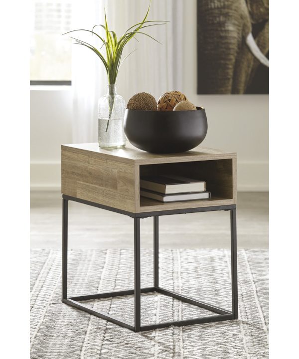 22 H Gerdanet Rectangular End Table Natural Supply