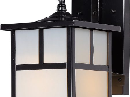 12 H Coldwater 1-Light Outdoor Wall Lantern Black For Sale