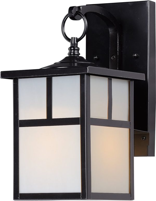 12 H Coldwater 1-Light Outdoor Wall Lantern Black For Sale