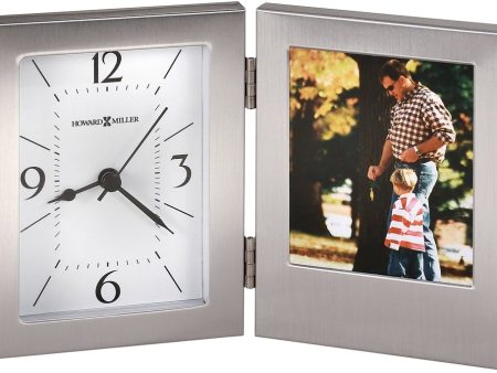 5 H Envision Tabletop Clock Brushed Aluminum Sale