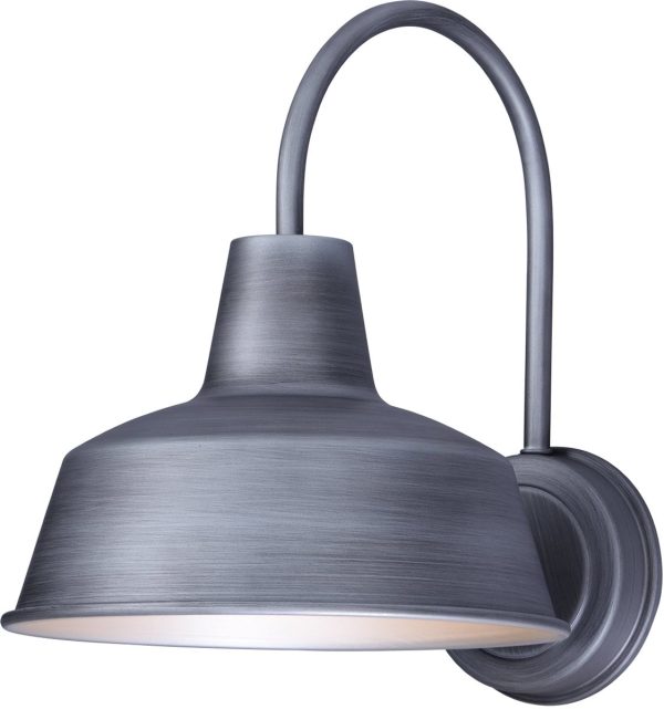 11 H Pier M 1-Light Outdoor Wall Sconce Weathered Zinc Hot on Sale