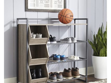 41 H Maccenet Shoe Rack Gray Hot on Sale