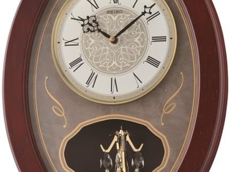 13 H Melodies in Motion Clock  with 18 Melodies and Rotating Pendulum Cheap