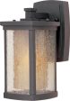 11 H Bungalow 1-Light LED Outdoor Wall Light Lantern Bronze Sale