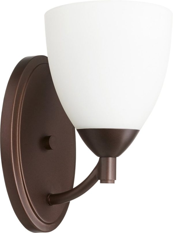 6 W Barkley 1-light Wall Mount Light Fixture Oiled Bronze Discount