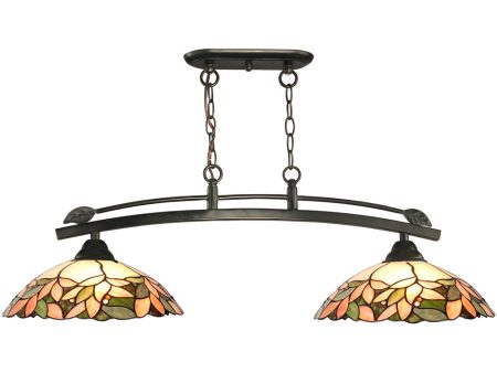 Argento 2-Light Tiffany Island Fixture on Sale