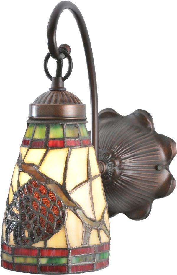 6 W Pinecone Dome Wall Sconce Supply