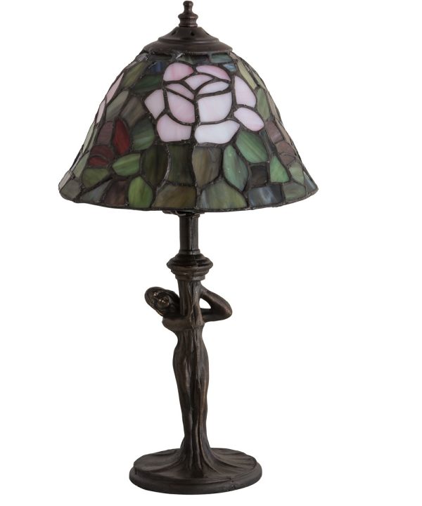 14 H Tiffany Rosebush Mini Lamp For Cheap