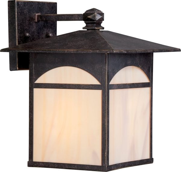 12 H Canyon 1-Light Outdoor Umber Bronze For Sale