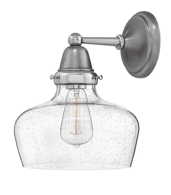 10 W Academy 1-Light Sconce in English Nickel Online Sale