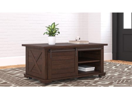 18 H Camiburg Rectangular Cocktail Table Warm Brown Supply