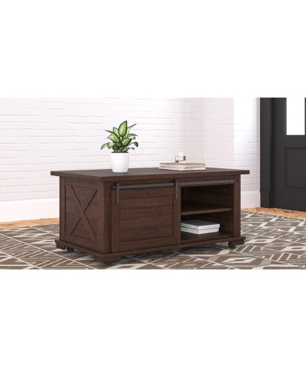 18 H Camiburg Rectangular Cocktail Table Warm Brown Supply