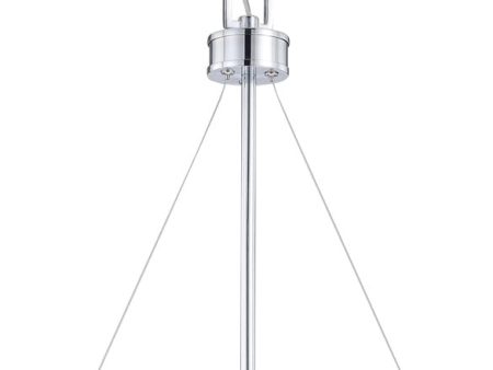 17 W Soho 3-Light Pendant Polished Chrome Cheap