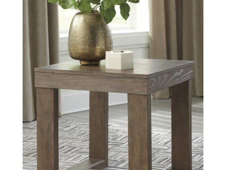 24 H Cariton Square End Table Gray Online