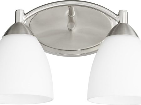 14 W Barkley 2-light Bath Vanity Light Satin Nickel For Cheap