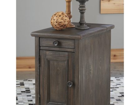 23 H Wyndahl Chair Side End Table Rustic Brown Online now