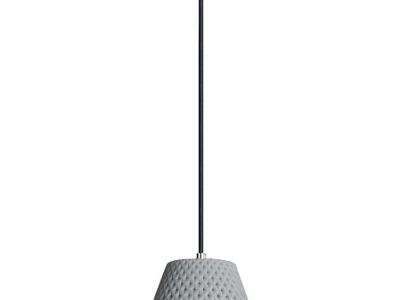 9 W Woven 1-Light Pendant Gray   Black Fashion