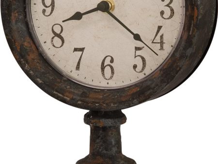 12 H Ardie Mantel Clock Antique Black Discount