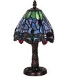 13 H Tiffany Hanginghead Dragonfly W Mosaic Base Mini Lamp Online