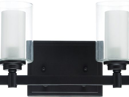 12 W Celeste 2-Light Bath Vanity Light Espresso Sale