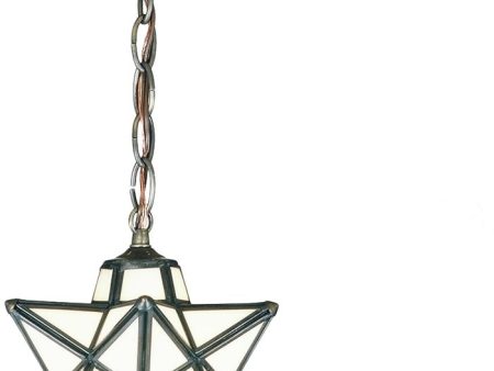 9 W Moravian Star White Mini Pendant Online now