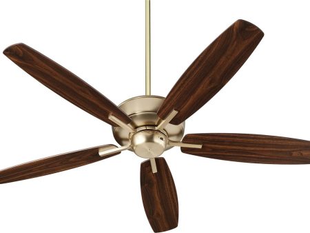 52 W Breeze Ceiling Fan Aged Brass Sale