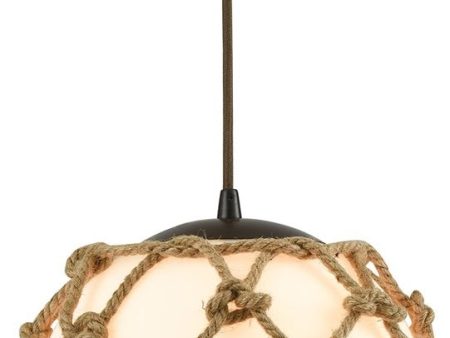 11 W Coastal Inlet 1-Light Pendant Oil Rubbed Bronze Supply