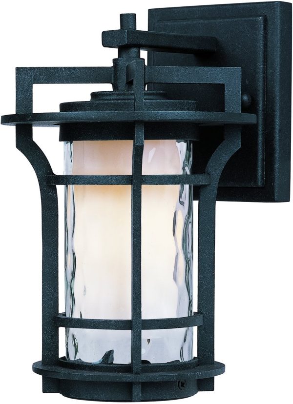 10 H Oakville LED 1-Light Outdoor Wall Lantern Black Oxide Sale