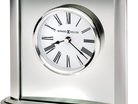 6 H Glenmont Tabletop Clock Silver Discount