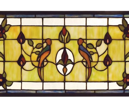 10 H x 22 W Lancaster Stained Glass Window Online