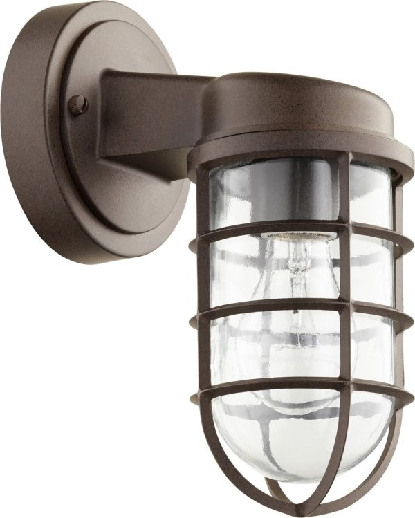 10 H Belfour 1-light Outdoor Wall Mount Light Fixture Oiled Bronze Online