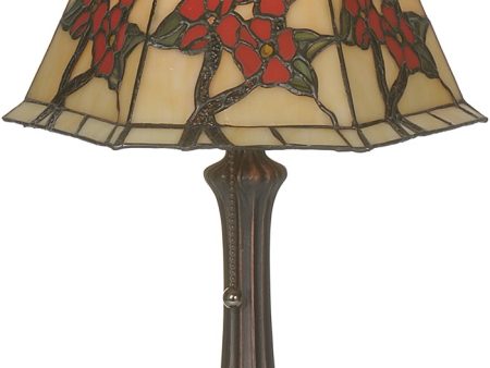 19 H Oriental Peony Accent Lamp Sale