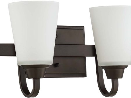 14 W Grace 2-Light Bath Vanity Light Espresso Sale