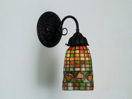 6 W Tiffany Acorn Wall Sconce Online