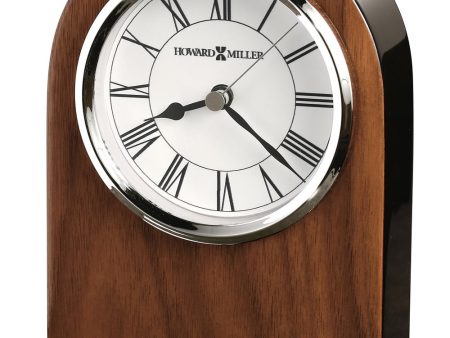 6 H Palermo Tabletop Clock Chrome and Black Online