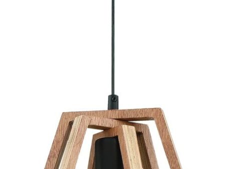 10 W Gem 1-Light Pendant Light Espresso Online now