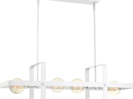 42 W Prana 4-Light Pendant White Online Hot Sale