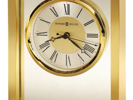 7 H Monticello Tabletop Clock Polished Brass For Discount