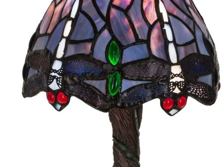 13 H Tiffany Hanginghead Dragonfly W Mosaic Base Mini Lamp Online