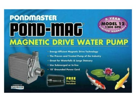 Pond-Mag Magnetic Drive Utility Pond Pump Model 12 (1200 GPH) by Pondmaster Sale