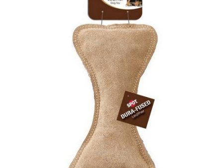 Dura-Fused Leather Bone Dog Toy 9  Long by Spot Online