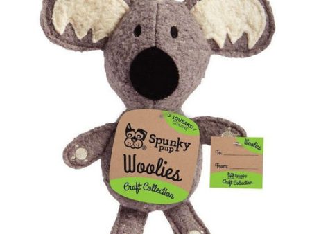 Woolies Koala Dog Toy 1 count by Spunky Pup Online Hot Sale