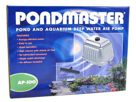 Pond & Aquarium Deep Water Air Pump AP 100 (10,00 Gallons - 8,900 Cubic Inches per Minute) by Pondmaster Online now