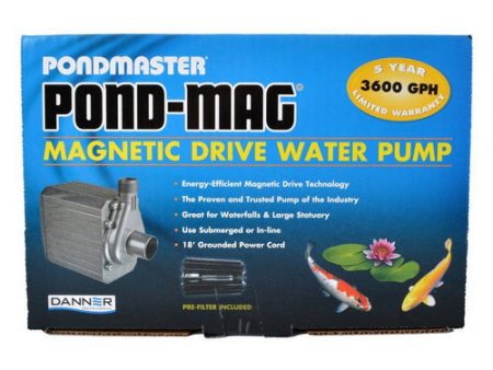 Pond-Mag Magnetic Drive Utility Pond Pump Model 36 (3600 GPH) by Pondmaster Online now