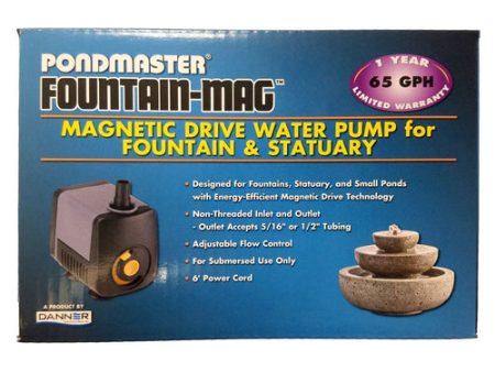 Pond-Mag Magnetic Drive Utility Pond Pump Model .65 (65 GPH) by Pondmaster For Discount