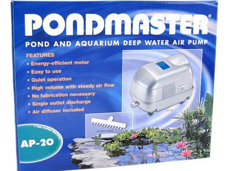 Pond & Aquarium Deep Water Air Pump AP 20 (2,500 Gallons - 1,700 Cubic Inches per Minute) by Pondmaster Discount